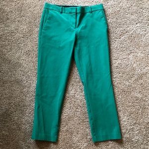 Green Ankle Pants